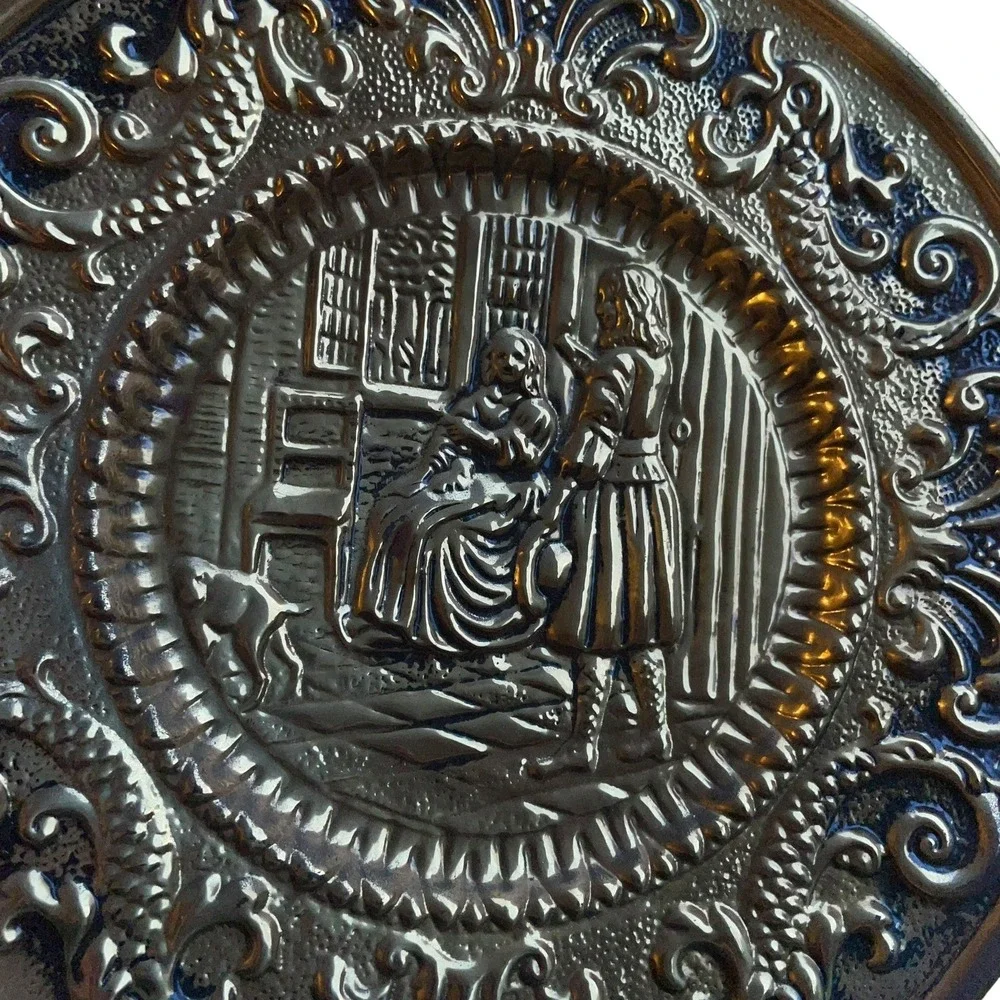 Vintage Embossed Wall Plaques Pub English Tavern Scene‎ 11